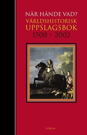 När Hände Vad? : Världshistorisk uppslagsbok 1500--2002