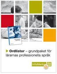 Ordlistor - grundpaket för lärarnas professionella språk