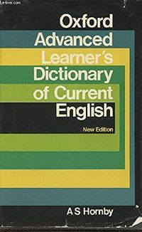 Oxford Advanced learner's dictionary of current English