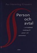 Person och avtal - en kortfattad inledning till person- och avtalsrätten