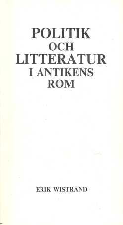 Politik och litteratur i antikens Rom