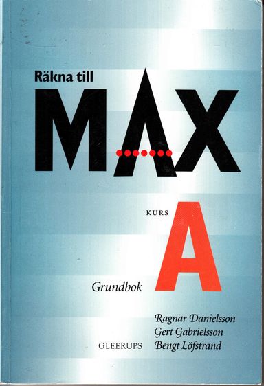 Räkna till max kurs A