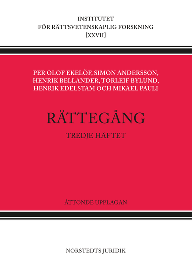 Rättegång. Tredje häftet