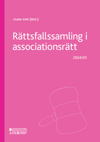 Rättsfallssamling i associationsrätt : 2024/25