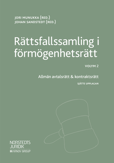 Rättsfallssamling i förmögenhetsrätt Vol. 2, Allmän avtalsrätt & kontraktsrätt