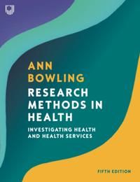 Research Methods in Health: Investigating Health and Health Services