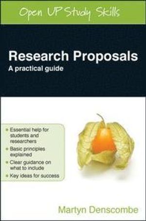 Research Proposals: A Practical Guide