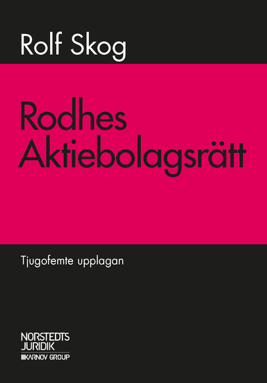 Rodhes aktiebolagsrätt