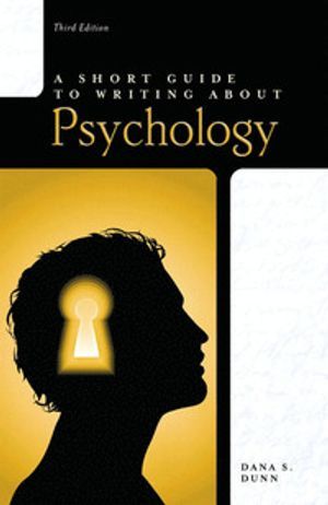 Short Guide to Writing About Psychology, A