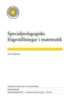 Specialpedagogiska frågeställningar i matematik