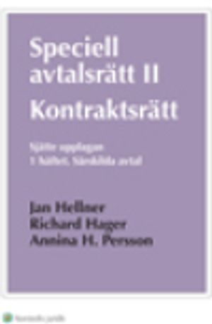 Speciell avtalsrätt II : kontraktsrätt. H. 1, Särskilda avtal