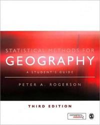 Statistical Methods for Geography