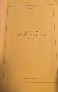 Statistik med SPSS : IBM SPSS Statistics 21 - grunderna