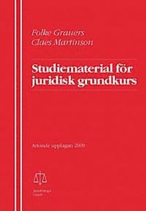 Studiematerial för juridisk grundkurs