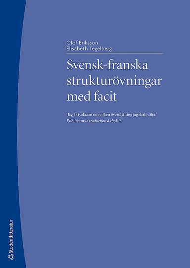 Svensk-franska strukturövningar med facit