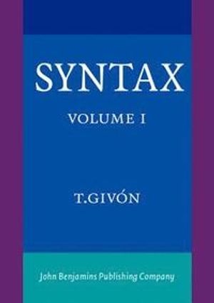 Syntax Volume 1