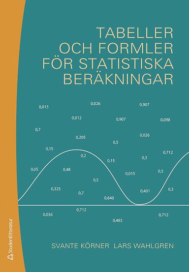 Tabeller och formler för statistiska beräkningar