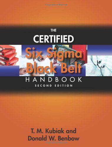 The Certified Six Sigma Black Belt Handbook