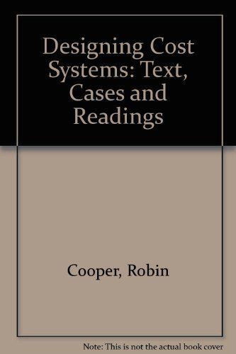 The Design of Cost Management Systems: Text, Cases, and ReadingsPrentice-Hall international editionsRobert S. Kaplan series in management accounting