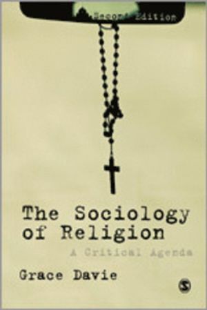 The sociology of religion : a critical agenda