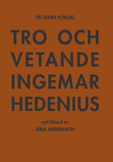 Tro och vetande