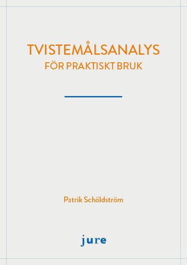 Tvistemålsanalys – för praktiskt bruk