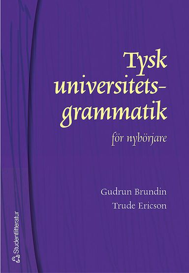 Tysk universitetsgrammatik för nybörjare