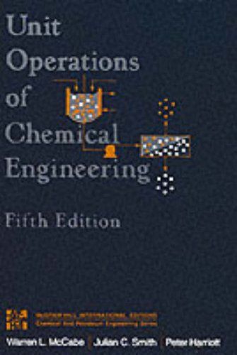 Unit Operations of Chemical Engineering