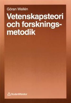 Vetenskapsteori och forskningsmetodik