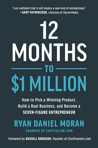 12 months to $1 million : how to pick a winning product, build a real business, and become a seven-figure entrepreneur; Ryan Daniel Moran; 2020