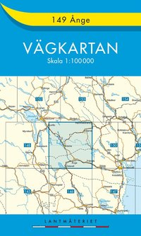 149 Ånge Vägkartan : 1:100000; Sverige. Lantmäteriet; 2016