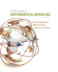 A First Course in Mathematical Modeling; William P Fox; 2013