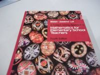 A Problem Solving Approach to Mathematics for Elementary School Teachers; Rick Billstein, Shlomo Libeskind, Johnny W. Lott; 1990