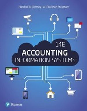 Accounting Information Systems; Marshall B Romney; 2017