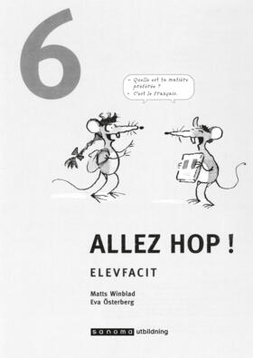 Allez hop! år 6 Elevfacit 5-Pack; Matts Winblad, Eva Österberg; 2001