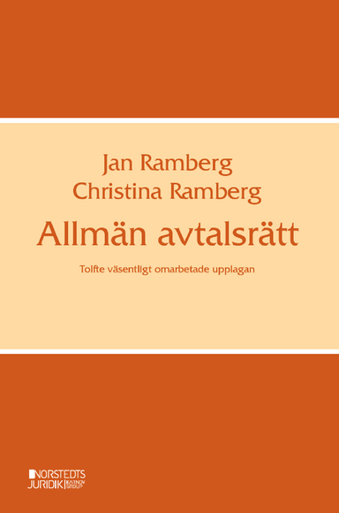 Allmän avtalsrätt; Jan Ramberg, Christina Ramberg; 2022