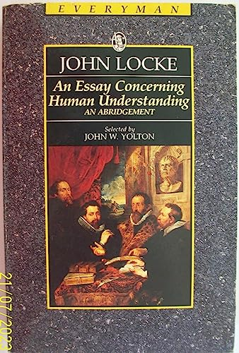 An essay concerning human understanding; John Locke