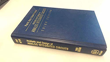 Analysis and Design of Analog Integrated Circuits; Paul R. Gray, Robert G. Meyer; 1993