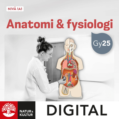 Anatomi & fysiologi nivå 1a1 Digital; Fredrik Johansson; 2025