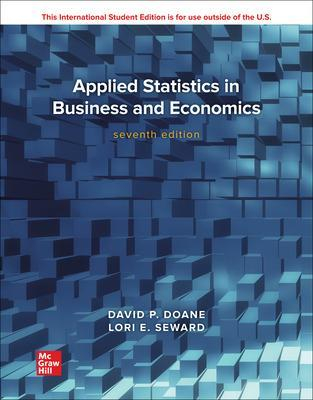 Applied Statistics in Business and Economics ISE; David Doane; 2021