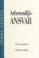 Arbetsmiljöansvar; Tommy Iseskog; 2001