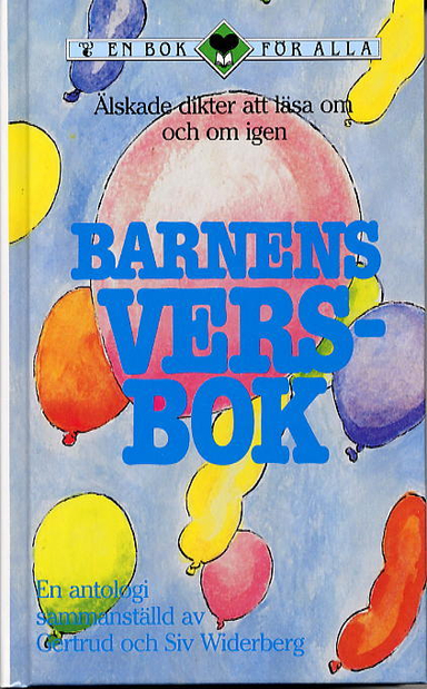 Barnens versbok; Gertrud o Siv Widerberg; 2001