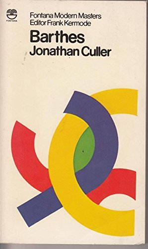 Barthes; Jonathan D. Culler; 1983