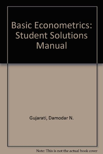 Basic econometrics; Damodar Gujarati; 1988