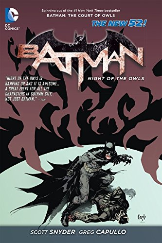 Batman vol 3. The Night of the Owls; Scott Snyder; 2013