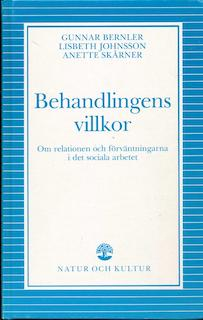 Behandlingens villkor; Gunnar Bernler, Lisbeth Johnsson, Anette Skårner; 1993