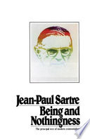 Being and Nothingness; Jean-Paul Sartre, Hazel E. Barnes; 1993