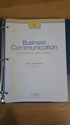 Business Communication; Amy Newman; 2014