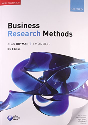 Business Research Methods; Alan Bryman; 2015