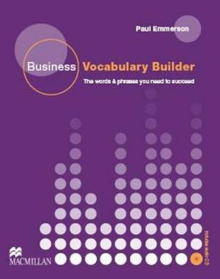 Business Vocabulary Builder Intermediate Students Book & CD Pack; Paul Emmerson; 2009